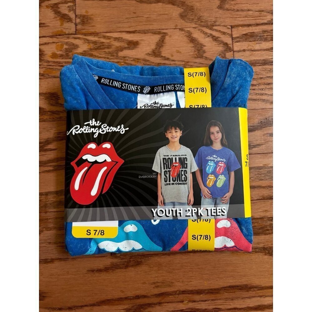 The Rolling Stones Tshirt Set Kids 7/8 Small NEW